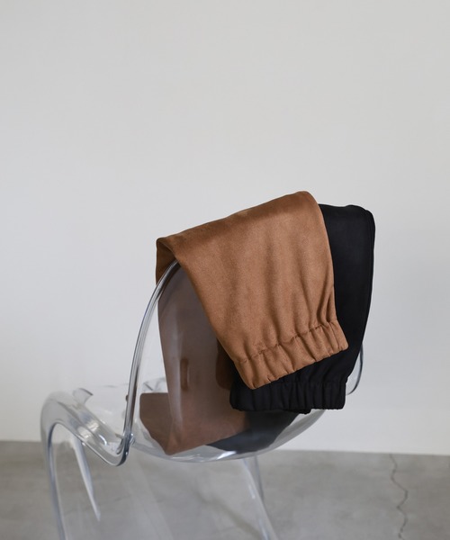 select MOCA(セレクトモカ)の「フェイクスエードナロースカート(スカート・レディース・モカ/ブラック/アイボリー・MEDIUM/LARGE)」の16枚目の写真
