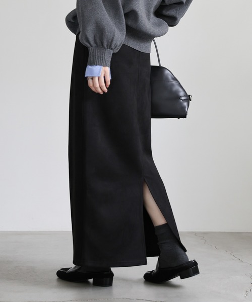 セール】フェイクスエードナロースカート（スカート）｜select MOCA