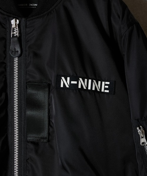 ナンバーナイン　MA-1 ジャケット　ブルゾン PRINTED MA-1 JACKET / プリント エムエーワン ジャケット
