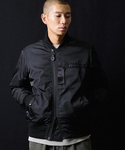 セール】PRINTED MA-1 JACKET / プリント エムエーワン ジャケット（MA
