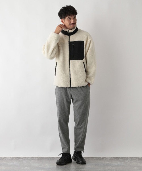 FOUND GOOD(ファウンドグッド)の「ウールライクイージーPT(その他パンツ・メンズ・グレー系8/ネイビー/グレー系・M/S/L/XL)」の10枚目の写真