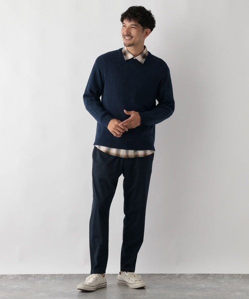 FOUND GOOD(ファウンドグッド)の「ウールライクイージーPT(その他パンツ・メンズ・グレー系8/ネイビー/グレー系・M/S/L/XL)」の18枚目の写真