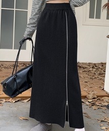 ロングニットスカート