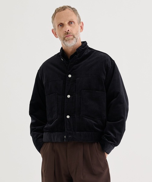 MARKAWARE/マーカウェア】PUFFED MANDARIN COLLAR WORK JACKET 