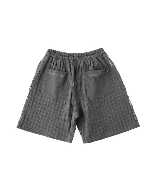 styles(スタイルス)の「PAS UNE MARQUE DOUBLE-PANELLED DISTRESSED SHORT 504(その他パンツ・メンズ・ダークグレー・2/3)」の2枚目の写真