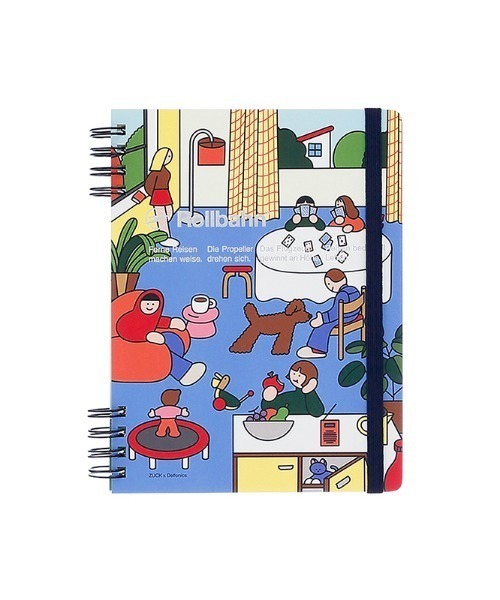 Rollbahn(ロルバーン)の「ロルバーン フレキシブル カバー 360° ZUCK L(手帳/メモ帳・レディース・マルチ・FREE)」の1枚目の写真