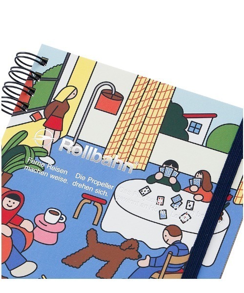 Rollbahn(ロルバーン)の「ロルバーン フレキシブル カバー 360° ZUCK L(手帳/メモ帳・レディース・マルチ・FREE)」の2枚目の写真