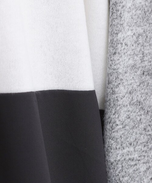 SHOO・LA・RUE(シューラルー)の「【S-LL】インしないで着られる 3段切り替えトップス(Tシャツ/カットソー・レディース・ブラック系4/グレー系4/ワイン系6/ブルーグリーン・01/02/03/04)」の15枚目の写真