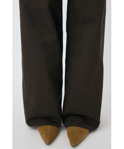 MOUSSY(マウジー)の「CROSS CHINO WIDE STRAIGHT(チノパンツ・レディース・ベージュ/ブラウン・0/2/1)」の20枚目の写真