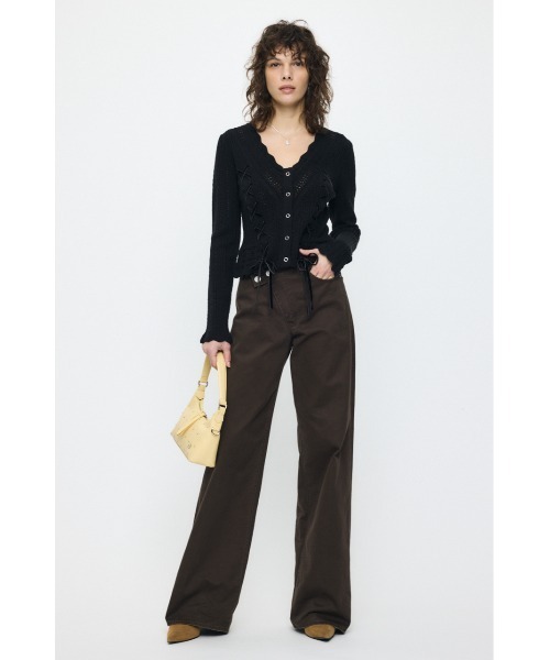 CROSS CHINO WIDE STRAIGHT（チノパンツ）｜MOUSSY（マウジー）の