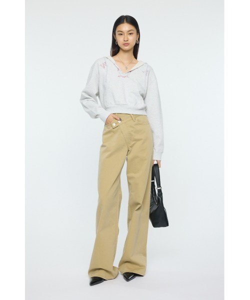 CROSS CHINO WIDE STRAIGHT（チノパンツ）｜MOUSSY（マウジー）の