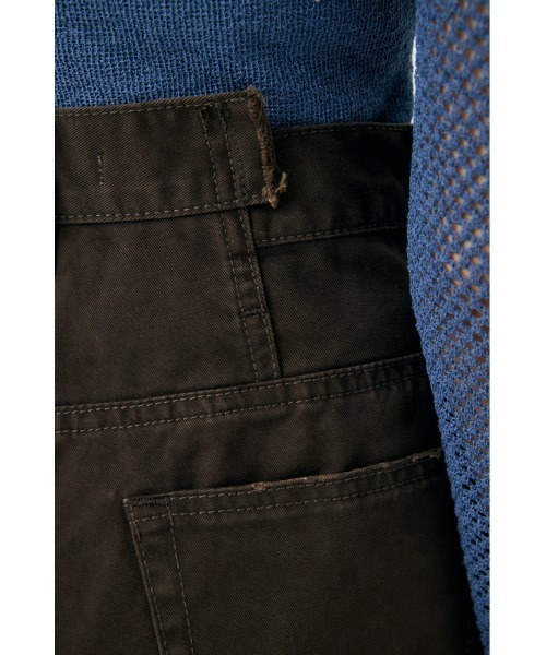 MOUSSY（マウジー）の「CROSS CHINO WIDE STRAIGHT（チノパンツ・レディース・ベージュ/ブラウン・0/2/1）」の19枚目の写真