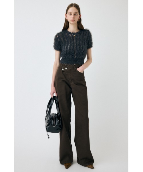 CROSS CHINO WIDE STRAIGHT（チノパンツ）｜MOUSSY（マウジー）の