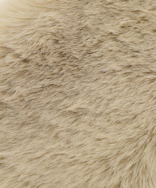 FREE'S MART（フリーズマート）の「◆フェイクファーティペット（マフラー・レディース・ホワイト/ブラウン・ﾌﾘ-）」の8枚目の写真