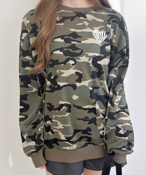 INGNI（イング）の「バックサガラハートスウェットチュニック（スウェット・レディース・その他17/グレー系6/ワイン系2/ベージュ系その他3・M）」の15枚目の写真