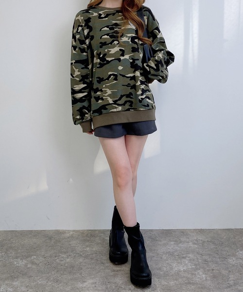 INGNI（イング）の「バックサガラハートスウェットチュニック（スウェット・レディース・その他17/グレー系6/ワイン系2/ベージュ系その他3・M）」の18枚目の写真