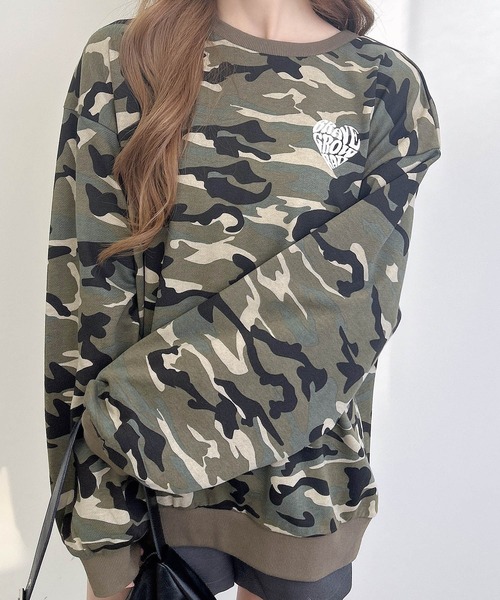 INGNI（イング）の「バックサガラハートスウェットチュニック（スウェット・レディース・その他17/グレー系6/ワイン系2/ベージュ系その他3・M）」の19枚目の写真