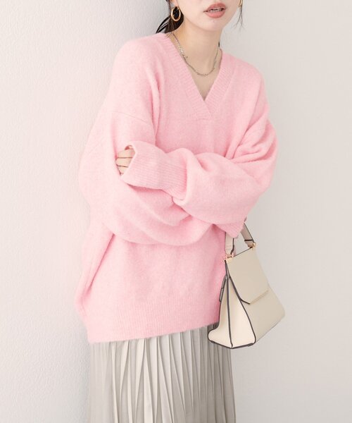 セール】【WEB限定】Vネックニットプルオーバー（ニット/セーター