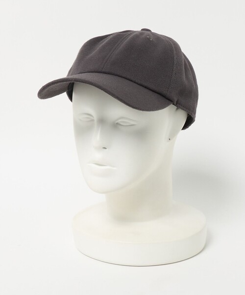 green label relaxing（グリーンレーベルリラクシング）の「GLR ポリエステル サージ ロゴ キャップ（キャップ・メンズ・ダークグレー/ブラック・FREE）」の8枚目の写真