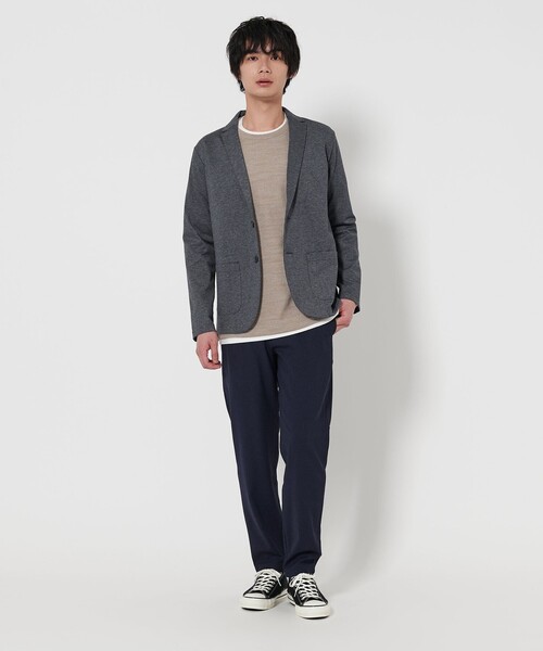 セール】メランジ ツイルジャージー カーディガンジャケット＜A DAY IN