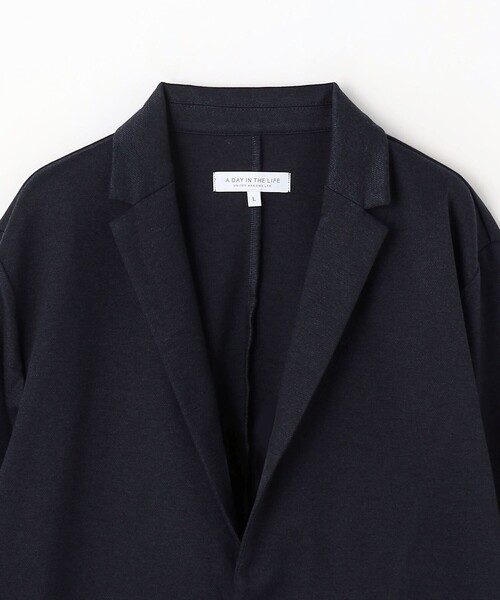 A DAY IN THE LIFE UNITED ARROWS(アデイインザライフユナイテッドアローズ)の「メランジ ツイルジャージー カーディガンジャケット<A DAY IN THE LIFE>(カーディガン/ボレロ・メンズ・モカ/ネイビー/グレー系・L/M/S)」の13枚目の写真