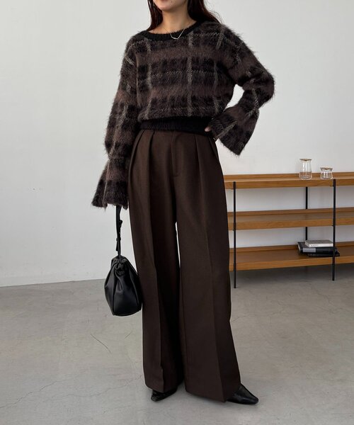 CAPRICIEUX LE'MAGE（カプリシューレマージュ）の「チェックシャギー