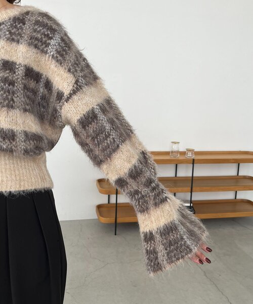 CAPRICIEUX LE'MAGE（カプリシューレマージュ）の「チェックシャギー