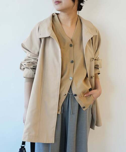 WEB限定/追加2》撥水テントラインコート（その他アウター）｜SLOBE