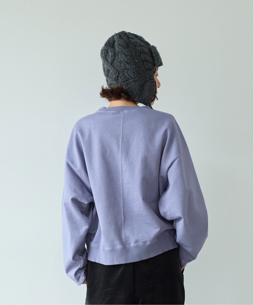 yuni（ユニ　）の「highcountコットン裏毛shortプルオーバー（Tシャツ/カットソー・レディース・パープル/サックスブルー/ホワイト・FREE）」の10枚目の写真