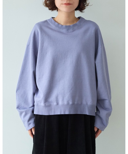 yuni（ユニ　）の「highcountコットン裏毛shortプルオーバー（Tシャツ/カットソー・レディース・パープル/サックスブルー/ホワイト・FREE）」の11枚目の写真