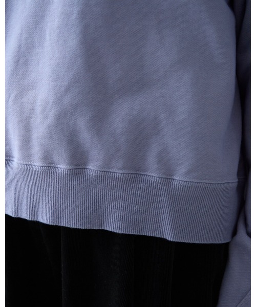 yuni（ユニ　）の「highcountコットン裏毛shortプルオーバー（Tシャツ/カットソー・レディース・パープル/サックスブルー/ホワイト・FREE）」の18枚目の写真