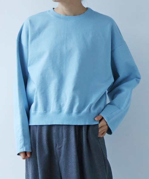 yuni（ユニ　）の「highcountコットン裏毛shortプルオーバー（Tシャツ/カットソー・レディース・パープル/サックスブルー/ホワイト・FREE）」の21枚目の写真