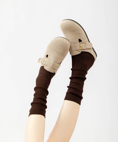 IRADOWL（アイラドール）の「ルーズリブソックス（ソックス/靴下・レディース・ダークグレー/アイボリー/ブラック/ダークブラウン・FREE）」の8枚目の写真