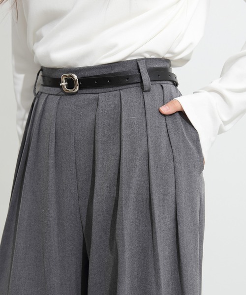 by LEGNA(バイレグナ)の「タックデザインバレルレッグパンツ(その他パンツ・レディース・グレー/ブラック/ブラウン・M-Long/L-Regular/L-Short/M-Short/L-Long/M-Regular)」の22枚目の写真
