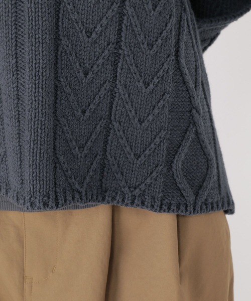 studio CLIP（スタディオクリップ）の「【daily CLIP】コットンブレンドルーズベスト（ベスト・レディース・ホワイト/チャコール・FREE）」の19枚目の写真