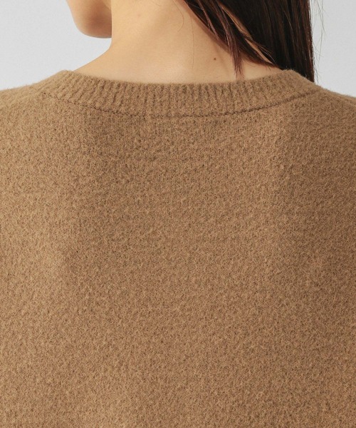 GLOBAL WORK（グローバルワーク）の「フワフワHugmeクルーカーディガン/581164（カーディガン/ボレロ・レディース・グレー/ダークグレー/キャメル・MEDIUM/LARGE）」の12枚目の写真