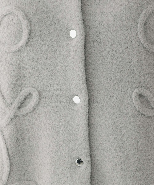 GLOBAL WORK（グローバルワーク）の「フワフワHugmeクルーカーディガン/581164（カーディガン/ボレロ・レディース・グレー/ダークグレー/キャメル・MEDIUM/LARGE）」の15枚目の写真