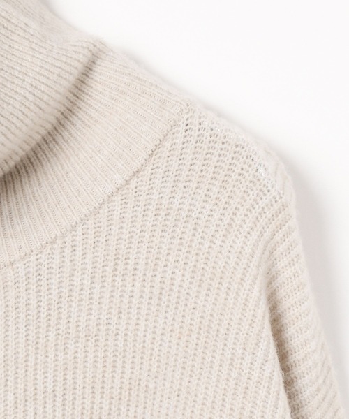 BAYFLOW（ベイフロー）の「[軽アウター感覚で羽織れる]アゼニットジップカーディガン（ニット/セーター・レディース・グレー/アイボリー/ブラック・FREE）」の15枚目の写真