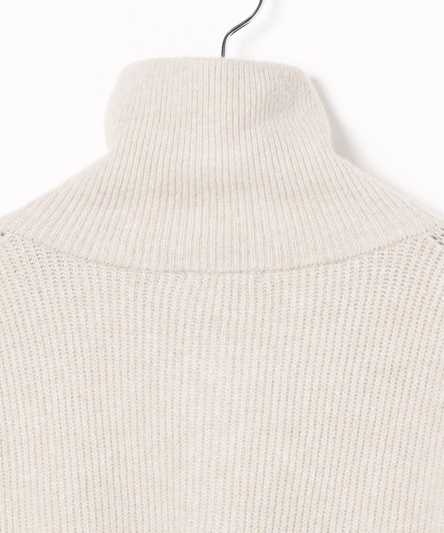 BAYFLOW（ベイフロー）の「[軽アウター感覚で羽織れる]アゼニットジップカーディガン（ニット/セーター・レディース・グレー/アイボリー/ブラック・FREE）」の20枚目の写真