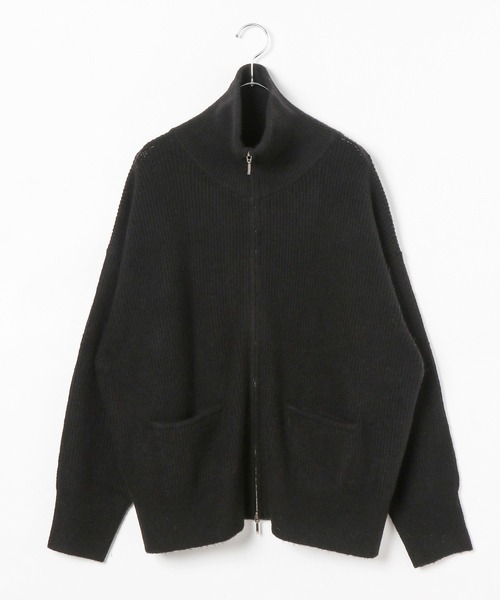 BAYFLOW（ベイフロー）の「[軽アウター感覚で羽織れる]アゼニットジップカーディガン（ニット/セーター・レディース・グレー/アイボリー/ブラック・FREE）」の11枚目の写真