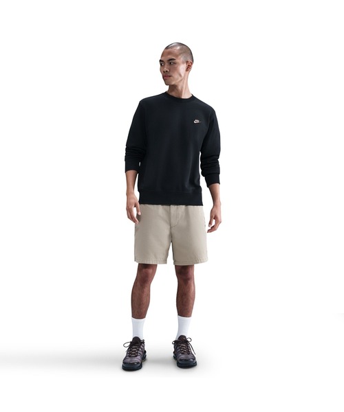 NIKE(ナイキ)の「NIKE/ナイキ M CLUB BB CREW NEO VRSTY(スウェット・メンズ・ブラック/カーキ/グレー・S/M/L/XL)」の6枚目の写真