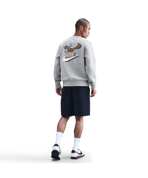 NIKE(ナイキ)の「NIKE/ナイキ M CLUB BB CREW NEO VRSTY(スウェット・メンズ・ブラック/カーキ/グレー・S/M/L/XL)」の9枚目の写真