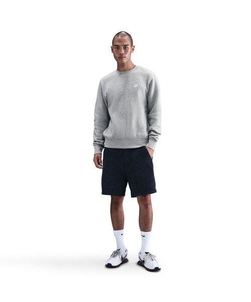 NIKE(ナイキ)の「NIKE/ナイキ M CLUB BB CREW NEO VRSTY(スウェット・メンズ・ブラック/カーキ/グレー・S/M/L/XL)」の10枚目の写真
