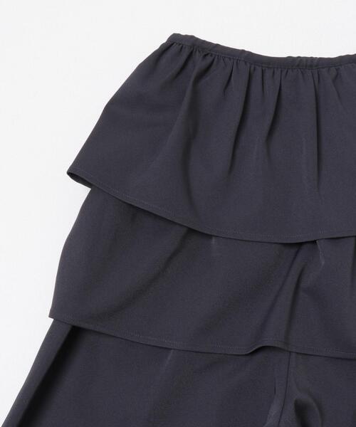 SENSE OF PLACE by URBAN RESEARCH（センスオブプレイスバイアーバンリサーチ）の「マルチウェイフリルレイヤードパンツ（その他パンツ・レディース・チャコールグレー/キャメル・ONE）」の20枚目の写真