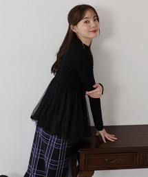 バルーンチュールドッキングニット