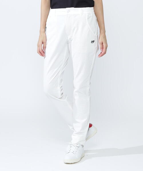 MASTER BUNNY EDITION(マスターバニーエディション)の「【MASTER BUNNY EDITION】CORDURAストレッチドビー5ポケットパンツ(その他パンツ・レディース・ホワイト/ブラック・MEDIUM)」の2枚目の写真