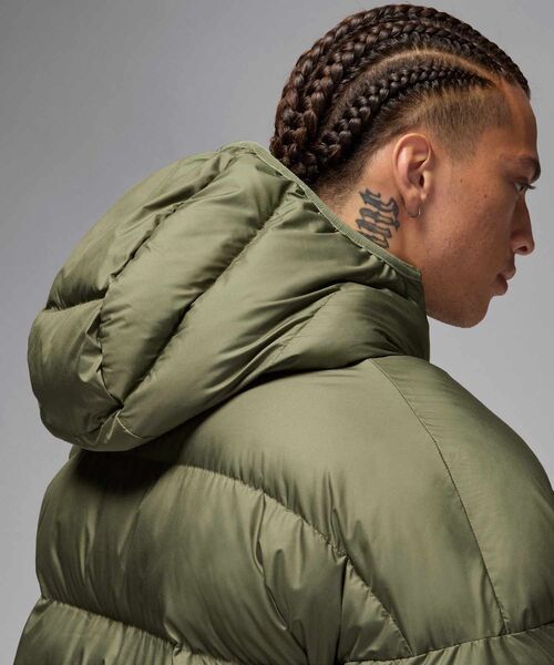 JORDAN BRAND（ジョーダンブランド）の「ジョーダン ブルックリン メンズ Therma-FIT パファー ジャケット / Jordan Brooklyn Men's Therma-FIT Puffer Jacket HV0532-222 Medium Olive（ブルゾン・メンズ・オリーブ・S/M/L/XL/2XL）」の15枚目の写真