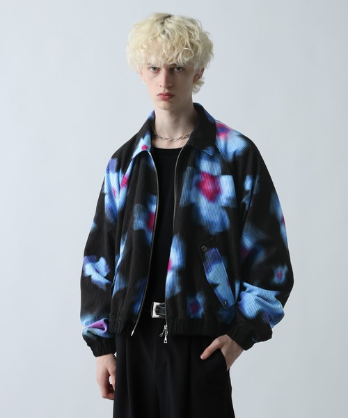 HARE（ハレ）の「【SET UP対応】3Dコーデュロイバルーンブルゾン(HARE)（ブルゾン・メンズ・ブラック/ブルー/ブラック系その他・FREE）」の3枚目の写真