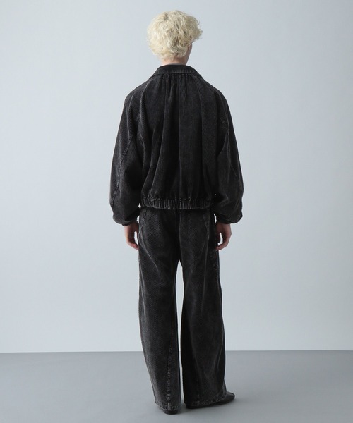 HARE（ハレ）の「【SET UP対応】3Dコーデュロイバルーンブルゾン(HARE)（ブルゾン・メンズ・ブラック/ブルー/ブラック系その他・FREE）」の7枚目の写真