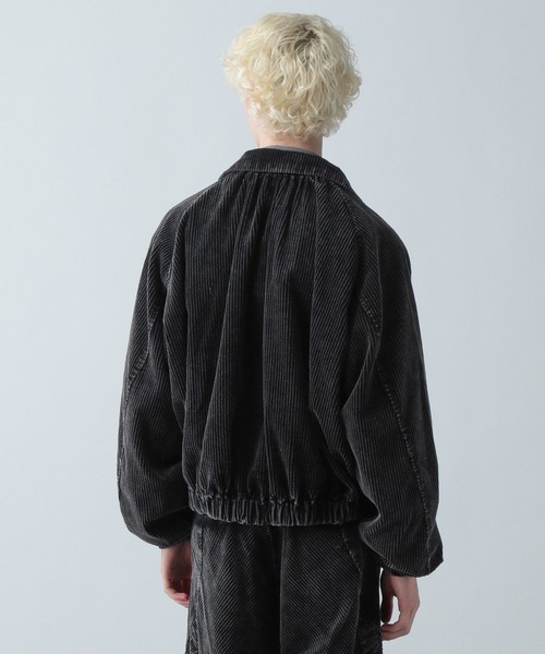 HARE（ハレ）の「【SET UP対応】3Dコーデュロイバルーンブルゾン(HARE)（ブルゾン・メンズ・ブラック/ブルー/ブラック系その他・FREE）」の15枚目の写真